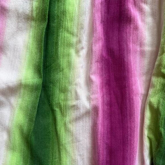 Janie and Jack Baja Gauze Dress Toddler Purple Green White Purple Size 18-24m - Picture 3 of 8